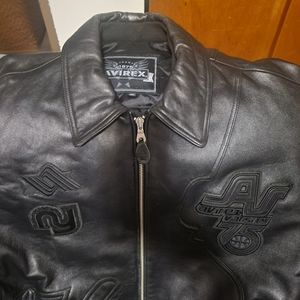 Avirex leather coat
